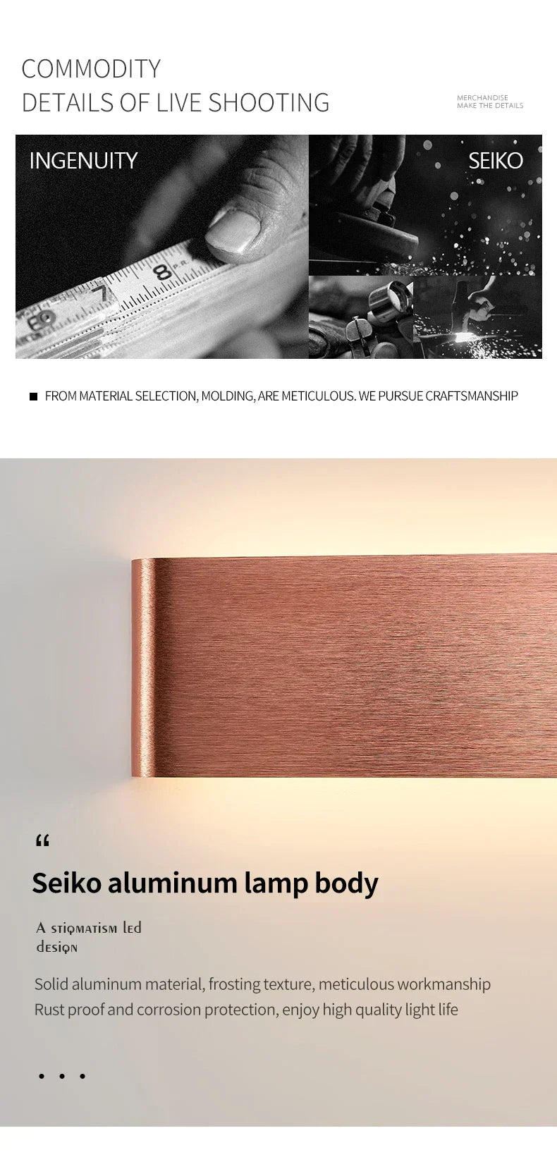 APHRODITE Ultra-Thin Aluminum LED Wall Lamp With Acrylic Shade