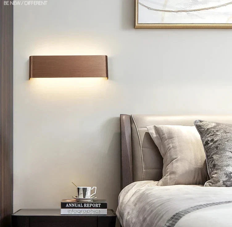 APHRODITE Ultra-Thin Aluminum LED Wall Lamp With Acrylic Shade