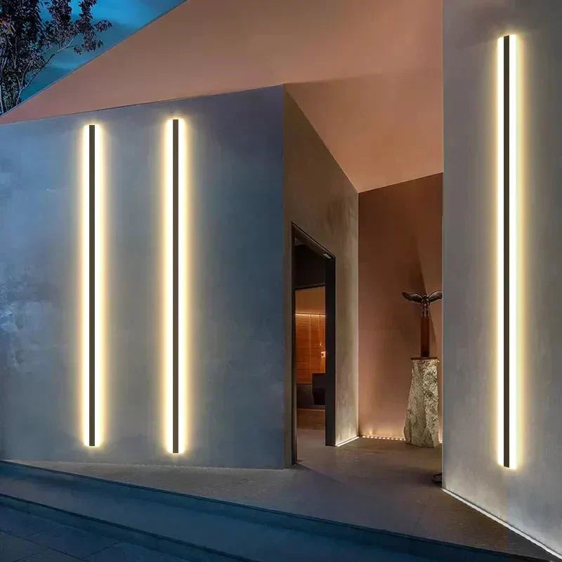 NovaLuma Dimmable Outdoor Sensor Light Wall LED Waterproof Fixture Perfect For Entrances And Porches