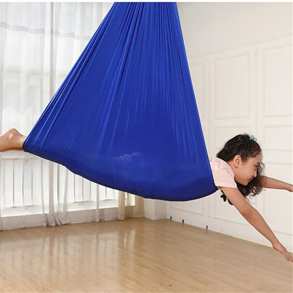 Children's Cotton Therapy Swing Hammock For Balance, Calm, And Sensory Development