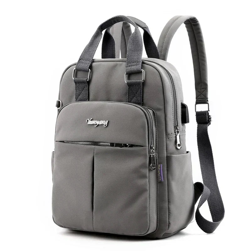 AquaNova Waterproof Multifunctional Backpack — Integrated USB Charging Port
