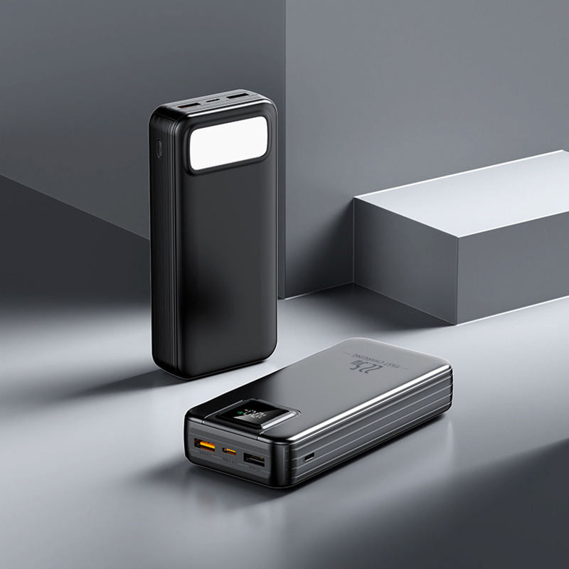 Powerbanka s digitálním displejem — inteligentní rychlé nabíjení pro iPhone a Android