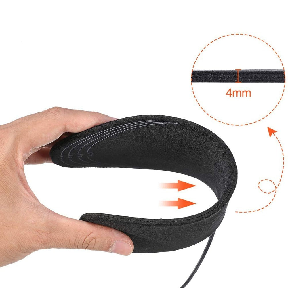 Rechargeable Heated Insoles With USB Power And Adjustable Temperature For Warm Feet