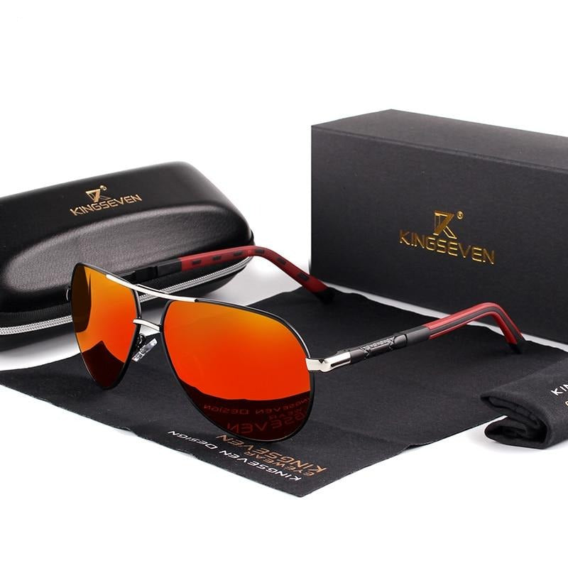 Unisex Vintage Aluminum Sunglasses With Polarized UV400 Protection