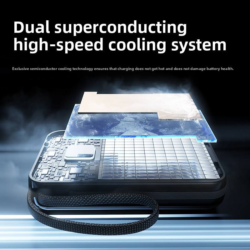 Premium Power Bank — Fast Charging, LED Indicator, iPhone & Android Compatible