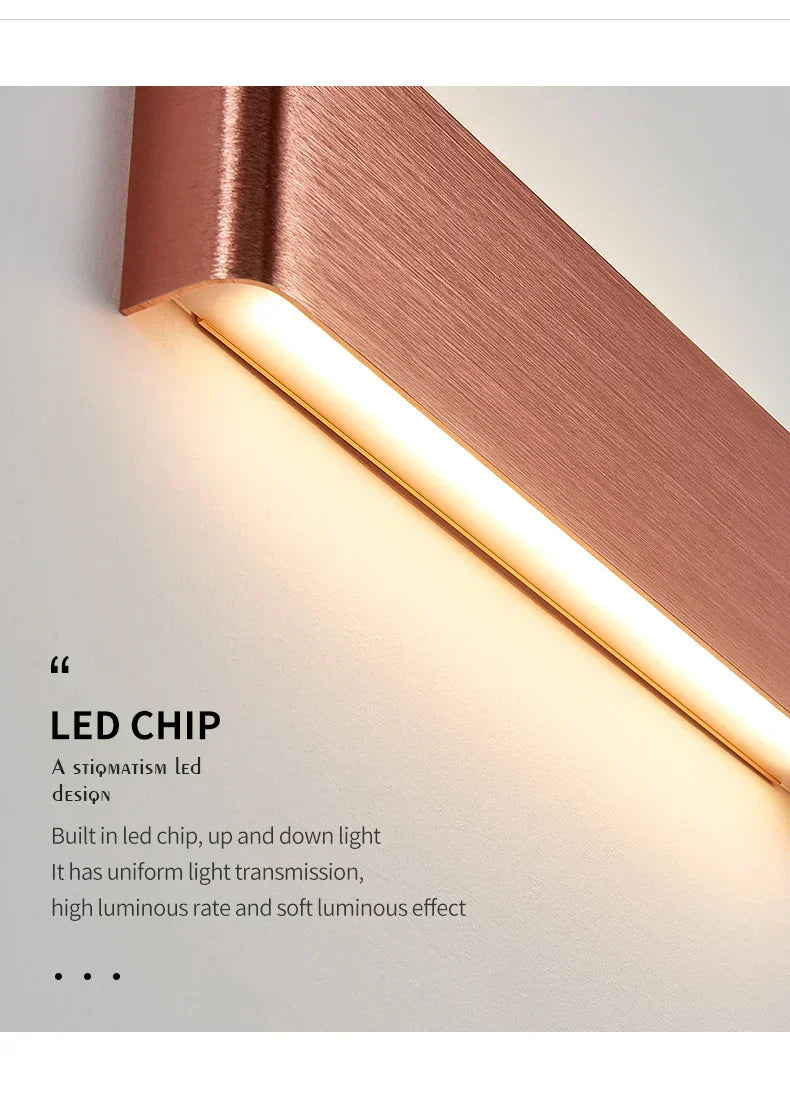 APHRODITE Ultra-Thin Aluminum LED Wall Lamp With Acrylic Shade