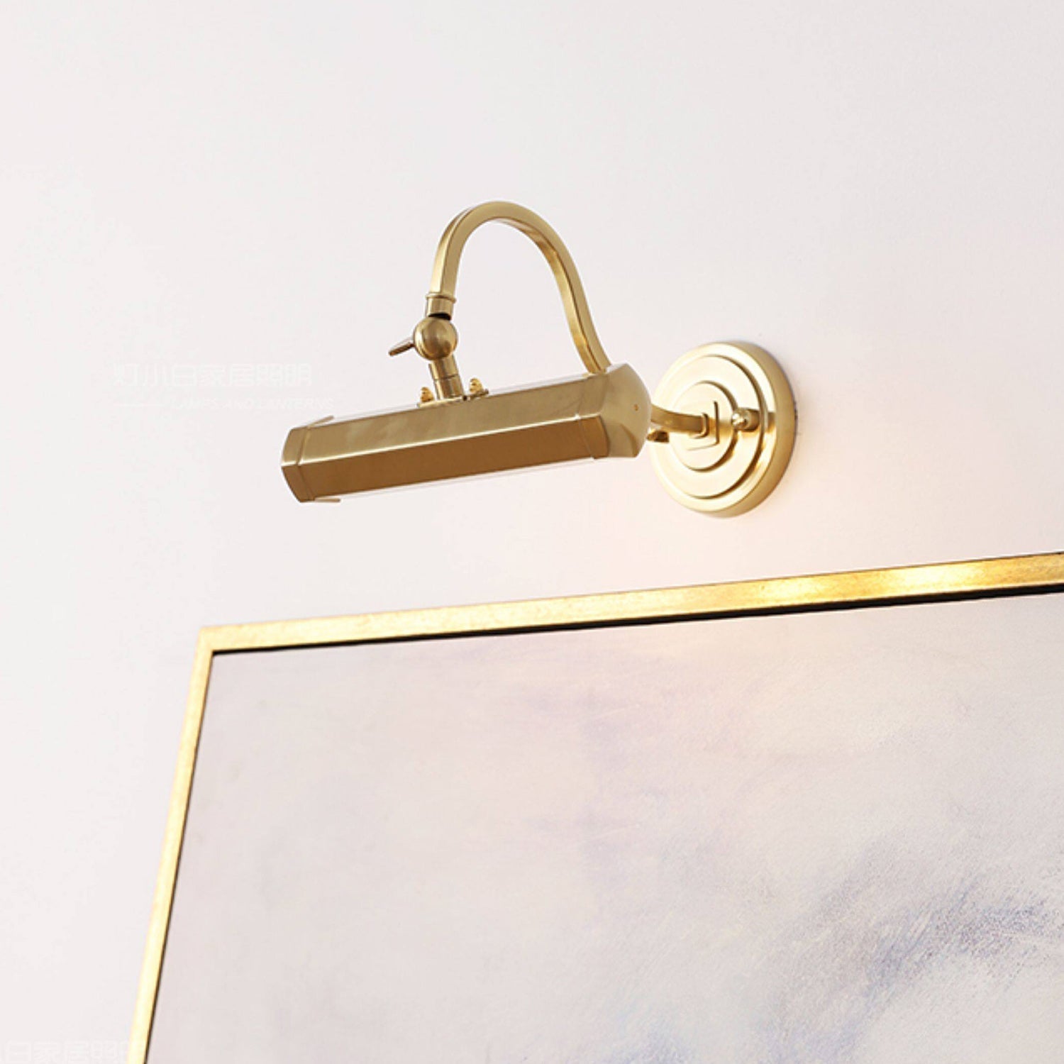 Gooseneck Adjustable Wall Lamp Iron Picture Light With G9 Fitting Chrome Black Copper