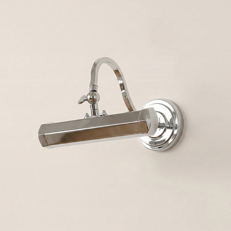 Gooseneck Adjustable Wall Lamp Iron Picture Light With G9 Fitting Chrome Black Copper