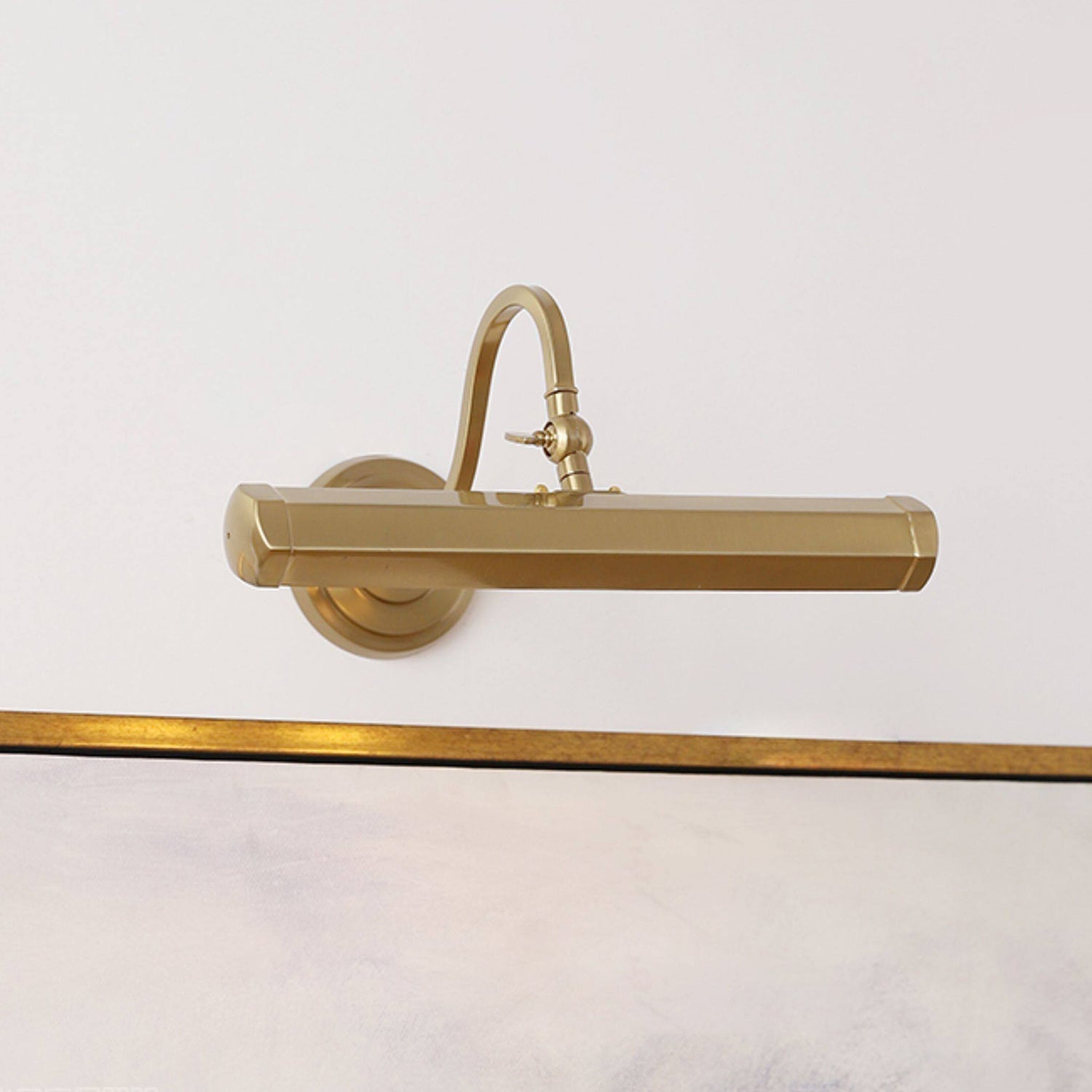Gooseneck Adjustable Wall Lamp Iron Picture Light With G9 Fitting Chrome Black Copper