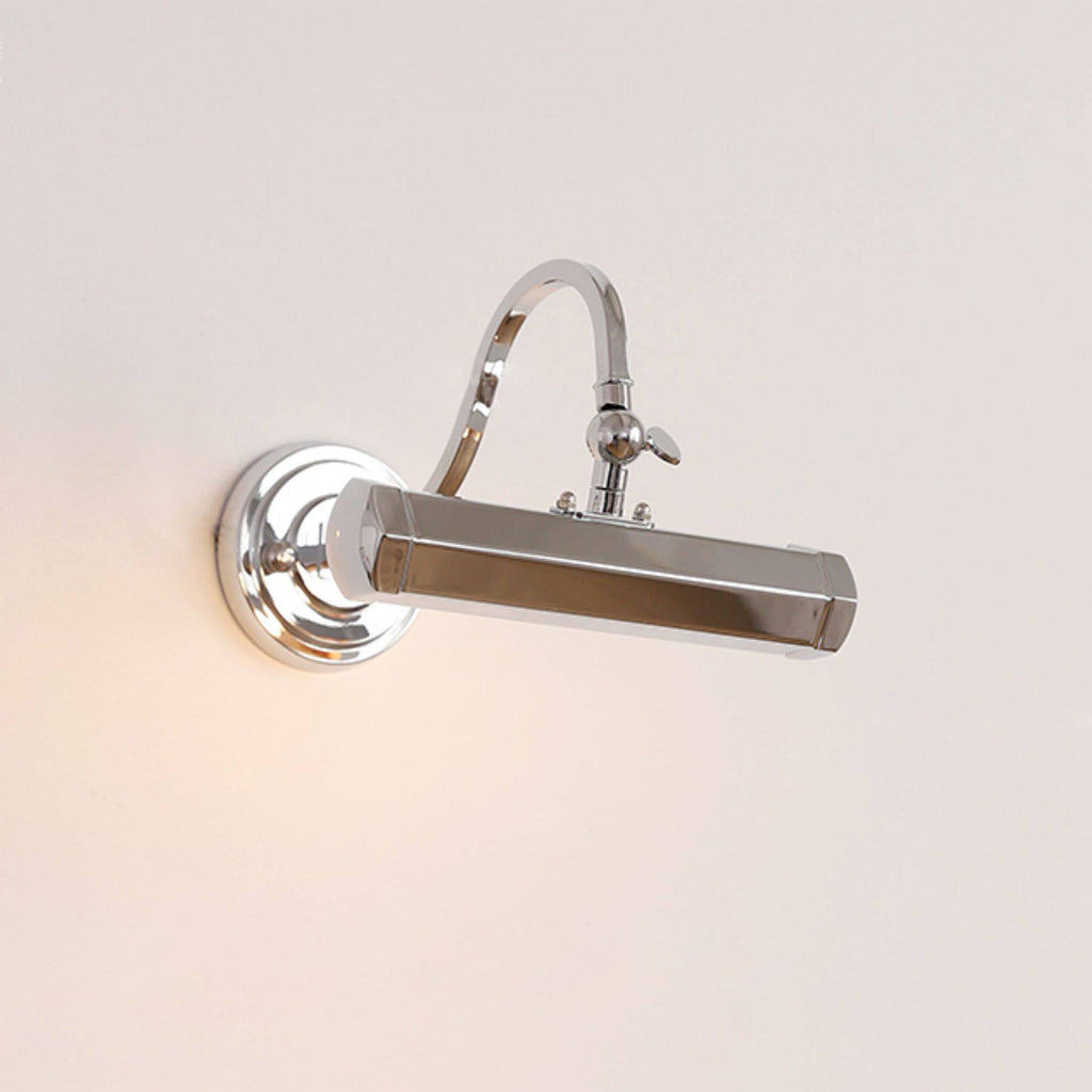 Gooseneck Adjustable Wall Lamp Iron Picture Light With G9 Fitting Chrome Black Copper