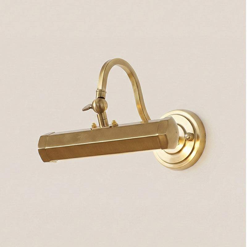 Gooseneck Adjustable Wall Lamp Iron Picture Light With G9 Fitting Chrome Black Copper