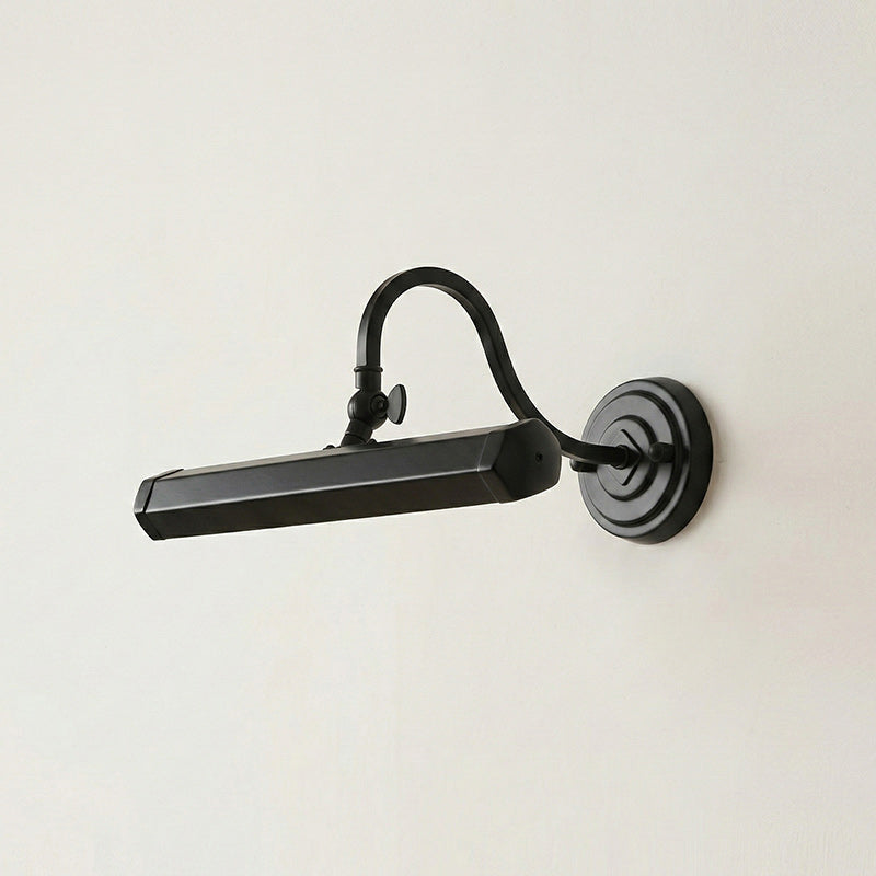 Gooseneck Adjustable Wall Lamp Iron Picture Light With G9 Fitting Chrome Black Copper
