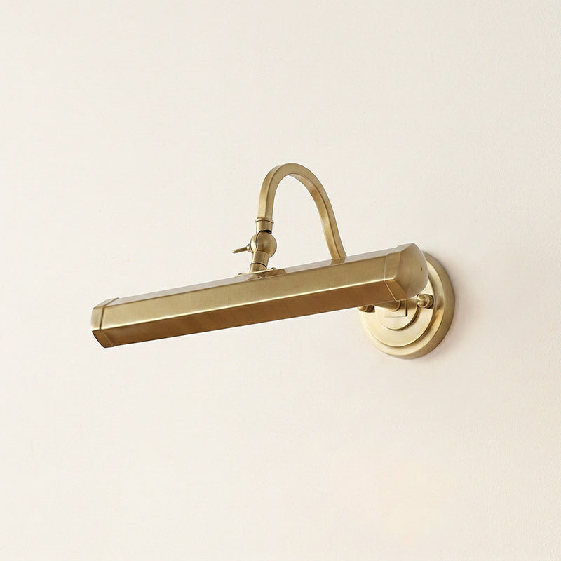 Gooseneck Adjustable Wall Lamp Iron Picture Light With G9 Fitting Chrome Black Copper