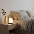 Aurora LED Desk Lamp With Warm Light For Living Rooms Modern Minimalist Illumination