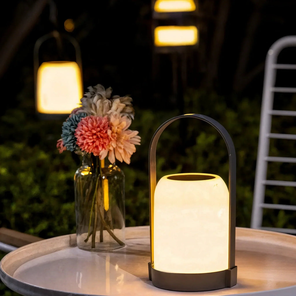 Aurora LED Desk Lamp With Warm Light For Living Rooms Modern Minimalist Illumination