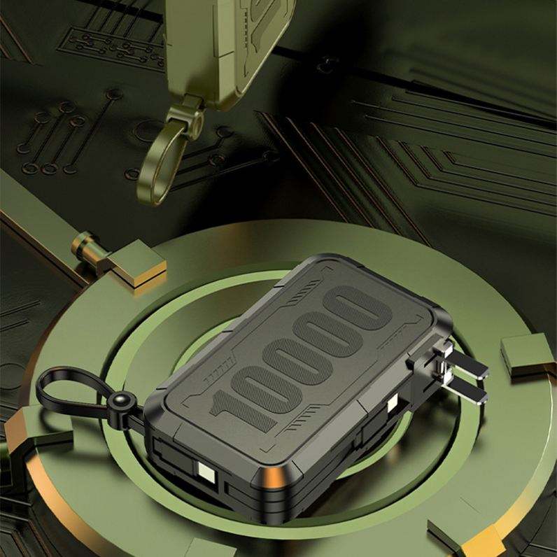 10000mAh Solar-Ladegerät — Wasserdichte, tragbare Powerbank