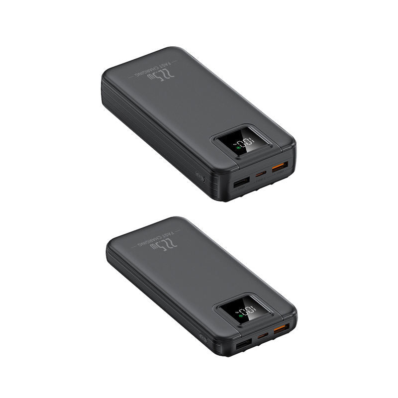 Powerbanka s digitálním displejem — inteligentní rychlé nabíjení pro iPhone a Android