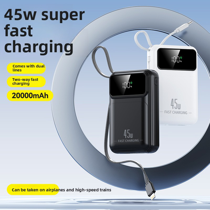 Premium Power Bank — Fast Charging, LED Indicator, iPhone & Android Compatible