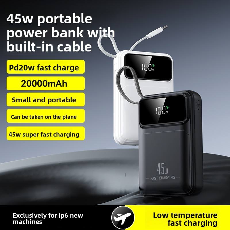 Premium Power Bank — Fast Charging, LED Indicator, iPhone & Android Compatible