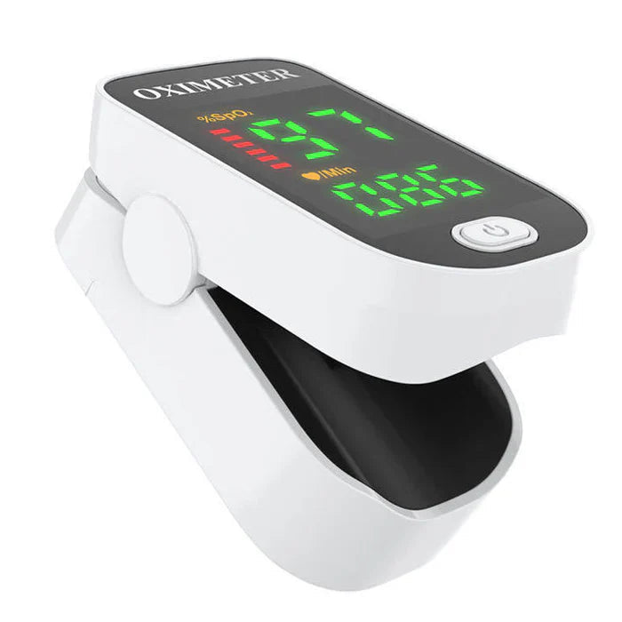Oximetr HealthTrack — jasný LED displej, rychlé měření okysličení krve