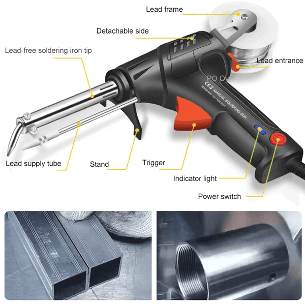 Ergonomický nástroj pro laserové svařování HeatFusion — zahřátí za 20 sekund, přesné ovládání