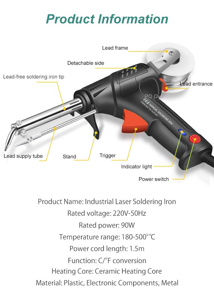 Ergonomický nástroj pro laserové svařování HeatFusion — zahřátí za 20 sekund, přesné ovládání