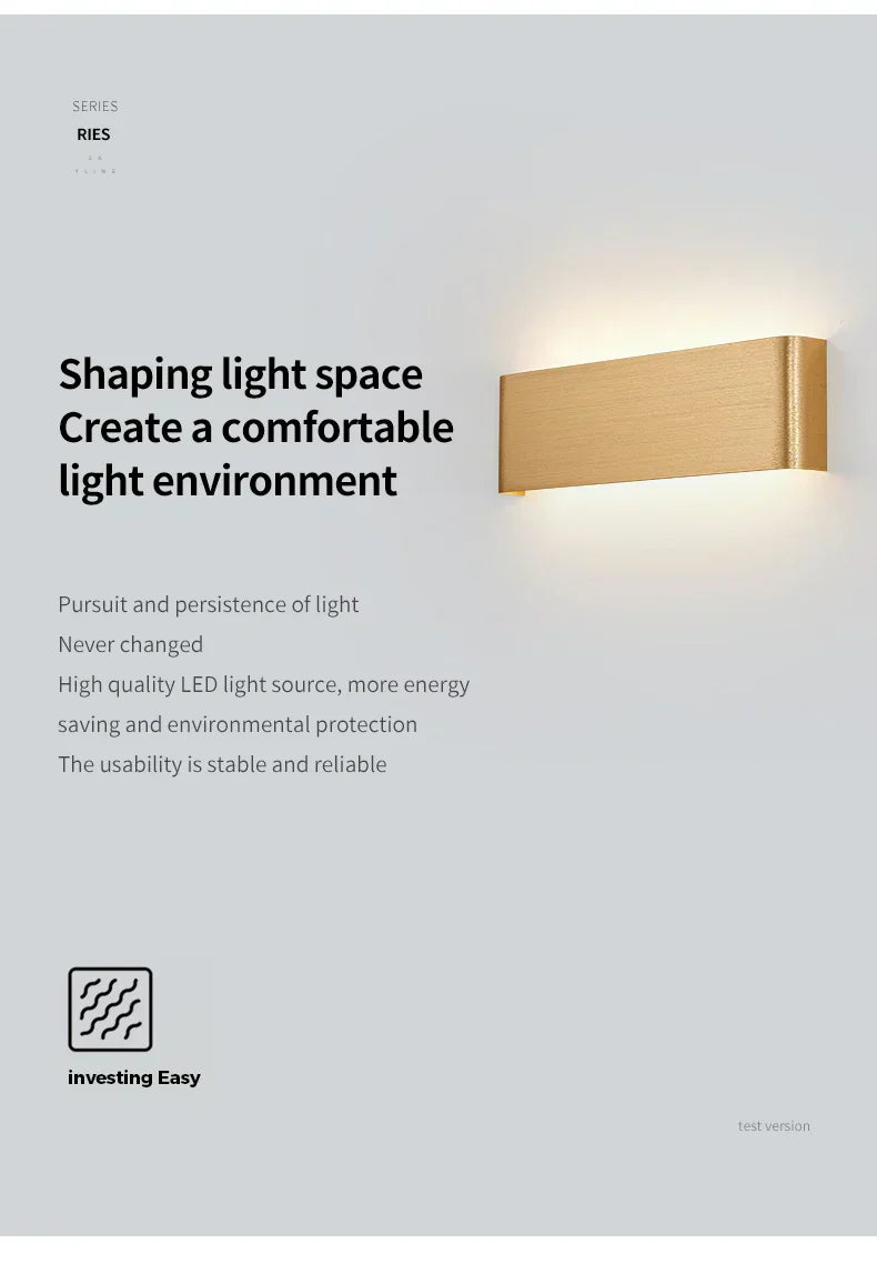 APHRODITE Ultra-Thin Aluminum LED Wall Lamp With Acrylic Shade