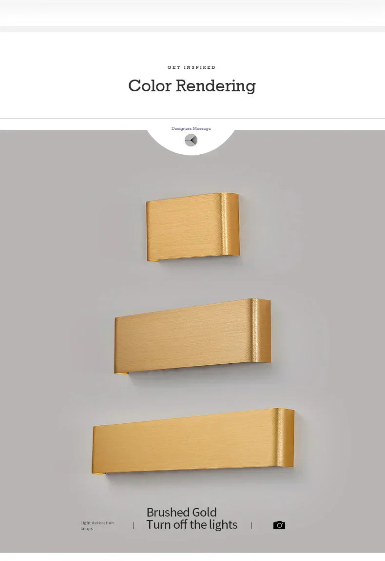 APHRODITE Ultra-Thin Aluminum LED Wall Lamp With Acrylic Shade