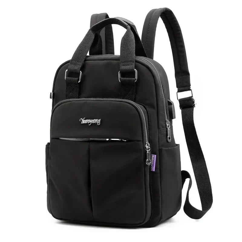 AquaNova Waterproof Multifunctional Backpack — Integrated USB Charging Port