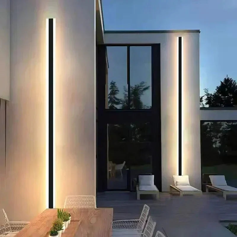 NovaLuma Dimmable Outdoor Sensor Light Wall LED Waterproof Fixture Perfect For Entrances And Porches