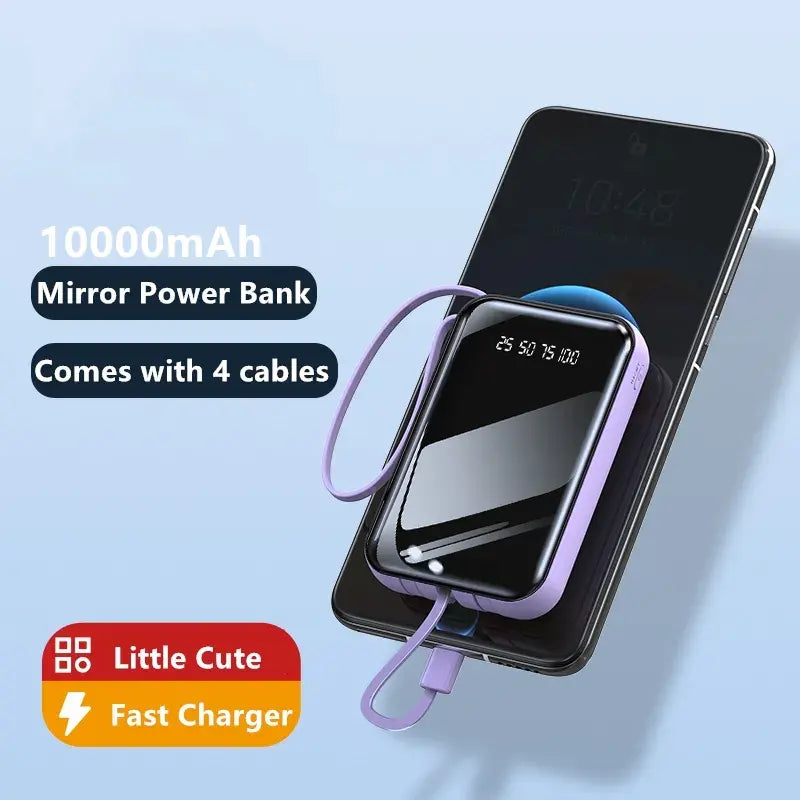 Powerbank — kabelstyringssystem og digitalt display