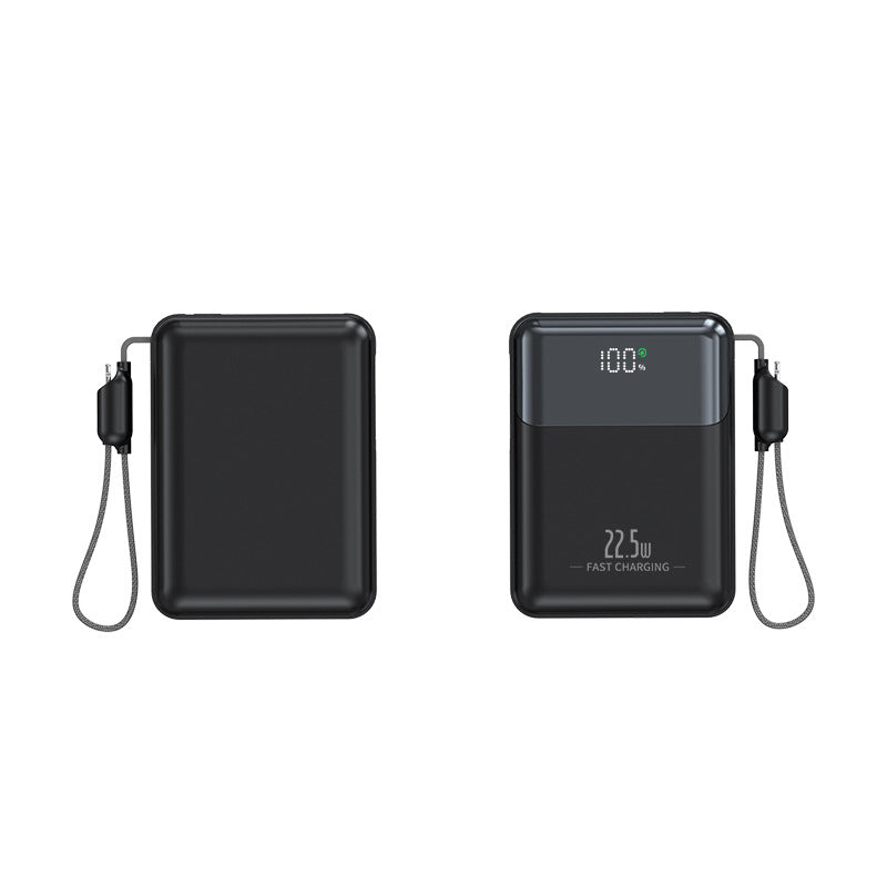 22,5 W bærbar powerbank — integreret LCD-skærm