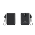 Kompakt powerbank — LED-display, hurtig opladning, bærbart design