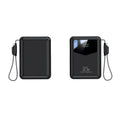 22,5 W bærbar oplader — Powerbank med digitalt display og hurtig opladning