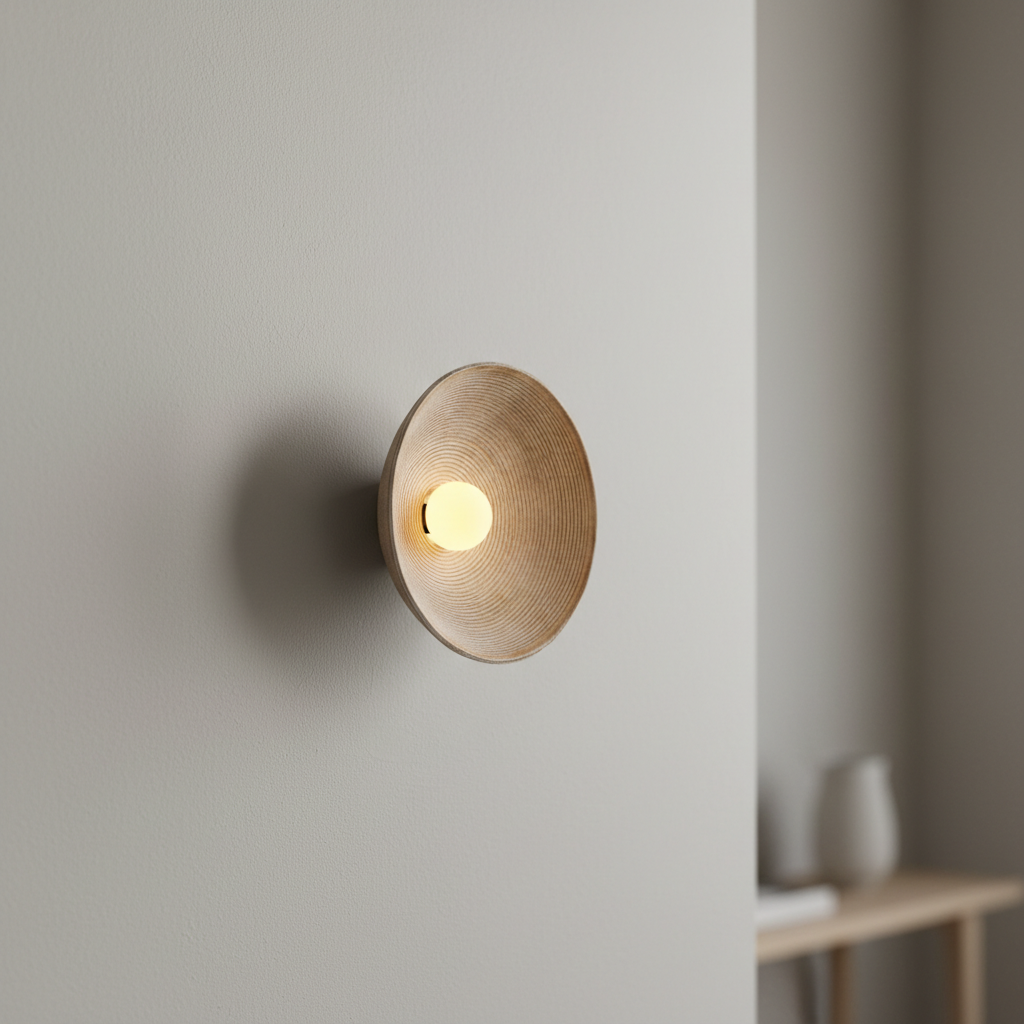 Luma Wall Lamp Inspired By Japanese Design For A Gentle Diffuse Light In Living Spaces Throughout Your Home