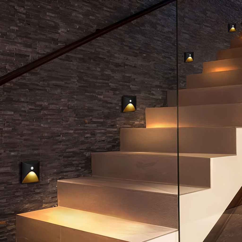 LuminiPath IP65 Waterproof Wall Light For Indoor And Outdoor Use Motion Sensor Included