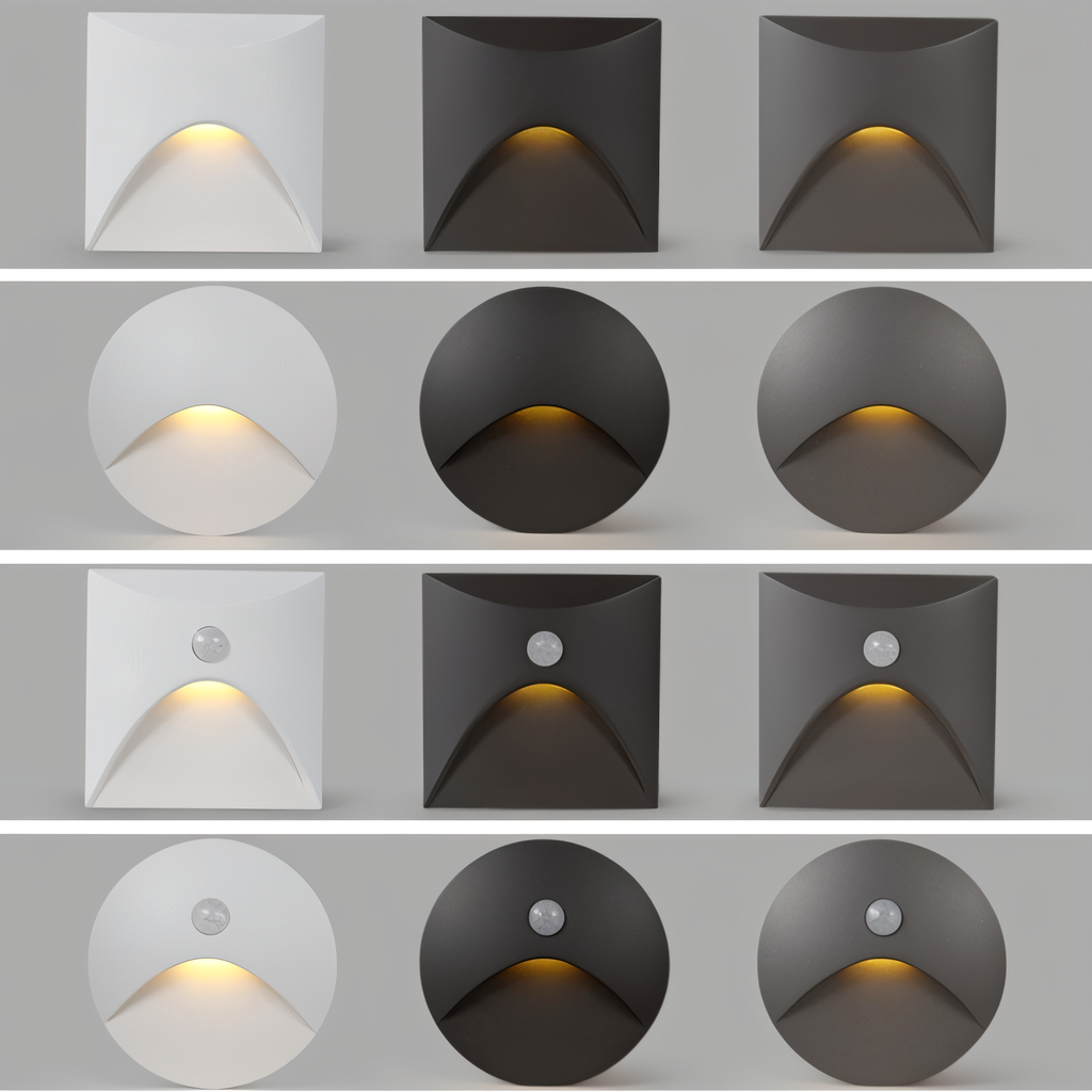 LuminiPath IP65 Waterproof Wall Light For Indoor And Outdoor Use Motion Sensor Included
