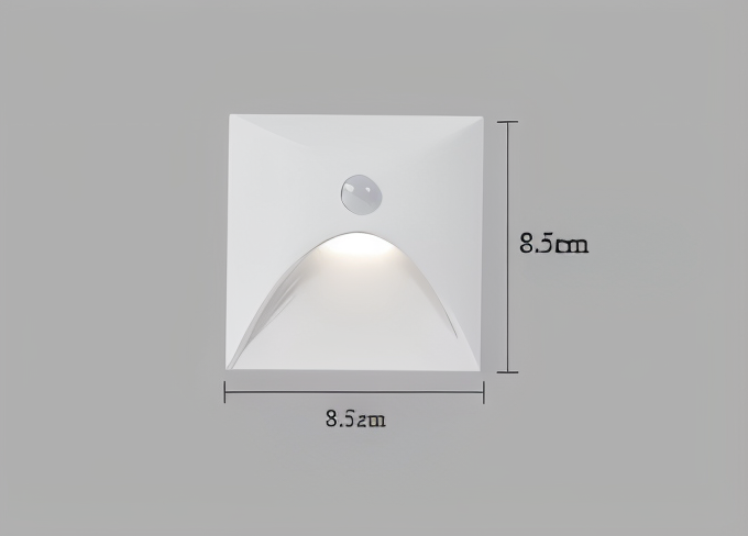 LuminiPath IP65 Waterproof Wall Light For Indoor And Outdoor Use Motion Sensor Included