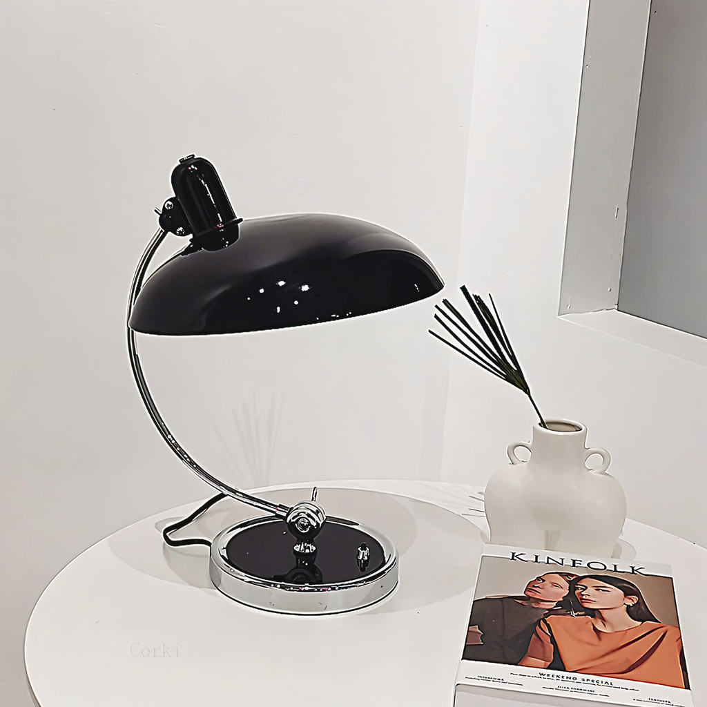 Industrial Style Adjustable Metal Table Lamp For Desk And Reading