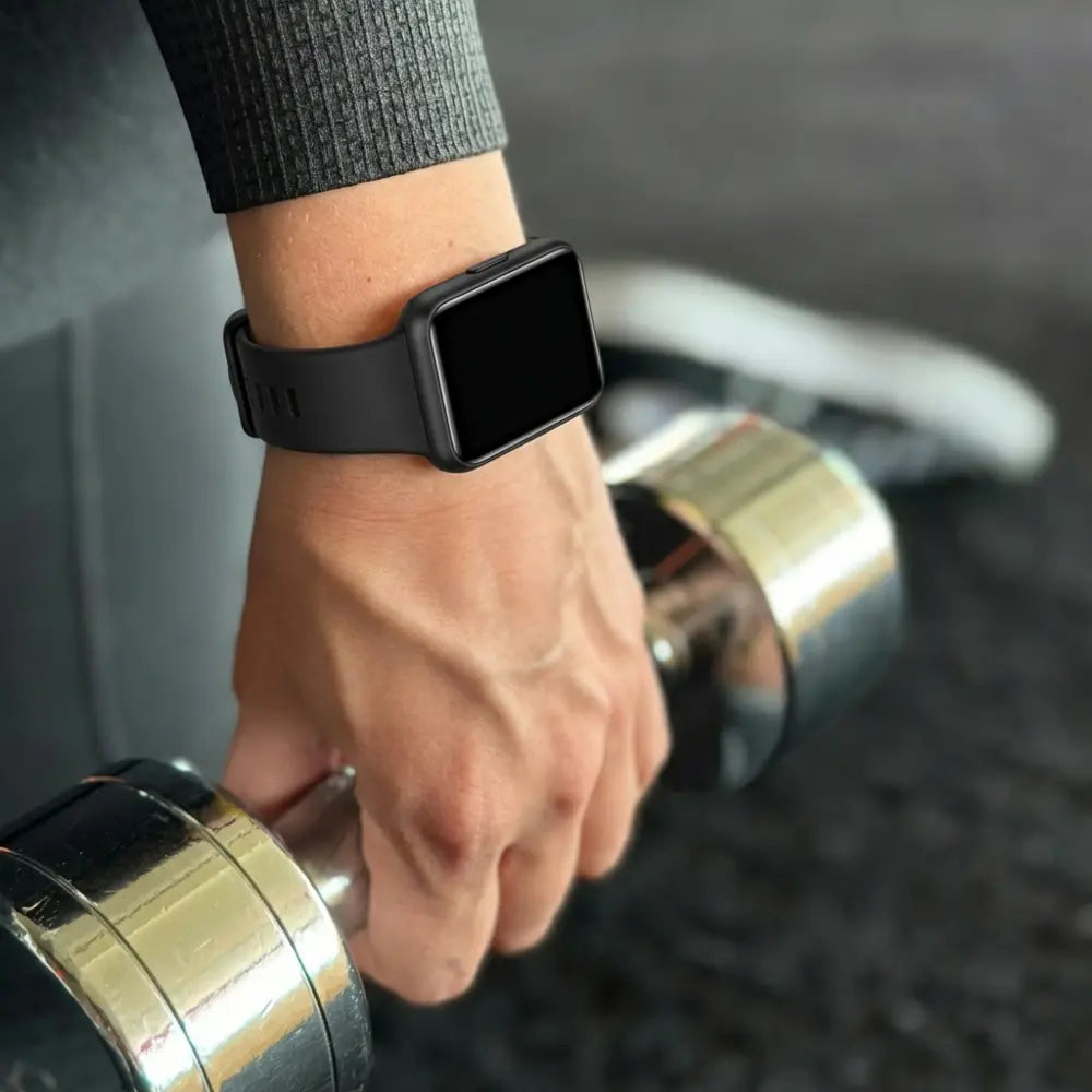 Huawei Watch Fit 2 Replacement Strap — Black Flexible Silicone