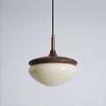 Vintage Pendant Light With Metal And Glass In Beige Gold For Dining And Living Rooms