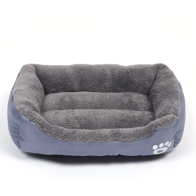 Panier en polaire pour chien — confortable et lavable, parois latérales rembourrées, tailles S–2XL