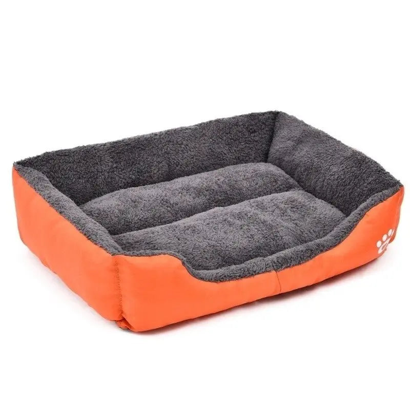 Panier en polaire pour chien — confortable et lavable, parois latérales rembourrées, tailles S–2XL