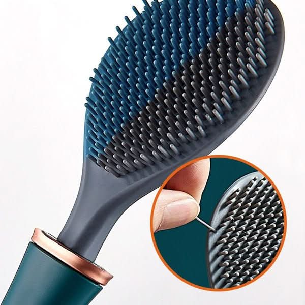 فرشاة مرحاض ووعاء حفظ من السيليكون الصحي PureSense SilicoClean — أبيض