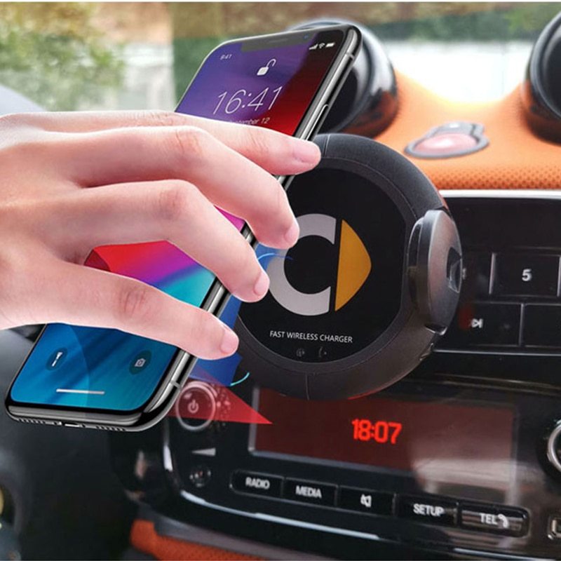 Bezdrátový držák autonabíječky IG Pro — aktivace automatickým senzorem, rychlé nabíjení, široká kompatibilita