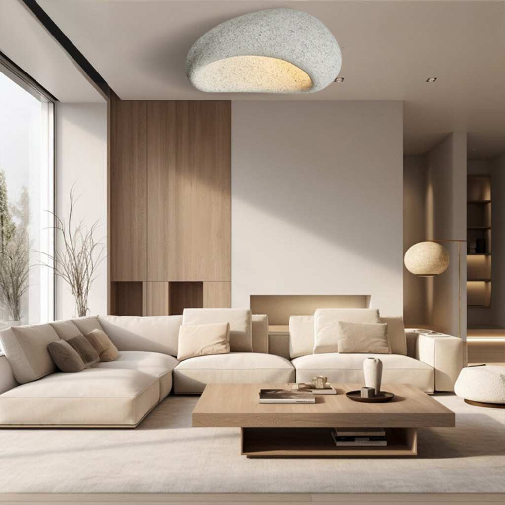 Kairoa Ceiling Light With Japanese Inspired Glow And Wabi Sabi Ambience Soft Ambient Glow For Relaxing Spaces