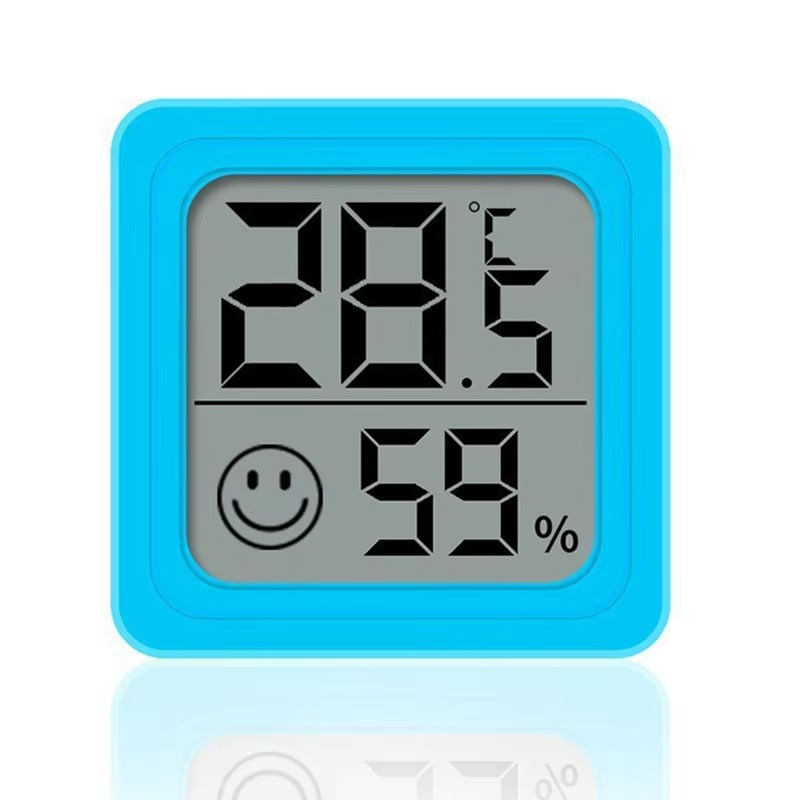 Kompakt LCD-termometer og hygrometer — præcise målinger af indendørs temperatur og luftfugtighed