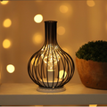 LumenCage Industrial LED Table Lamp With Warm Ambience And Vintage Modern Charm Light