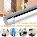 Nerozbitná zrcadlová okenní fólie — samolepicí PET fólie, odolná proti nárazům a flexibilní