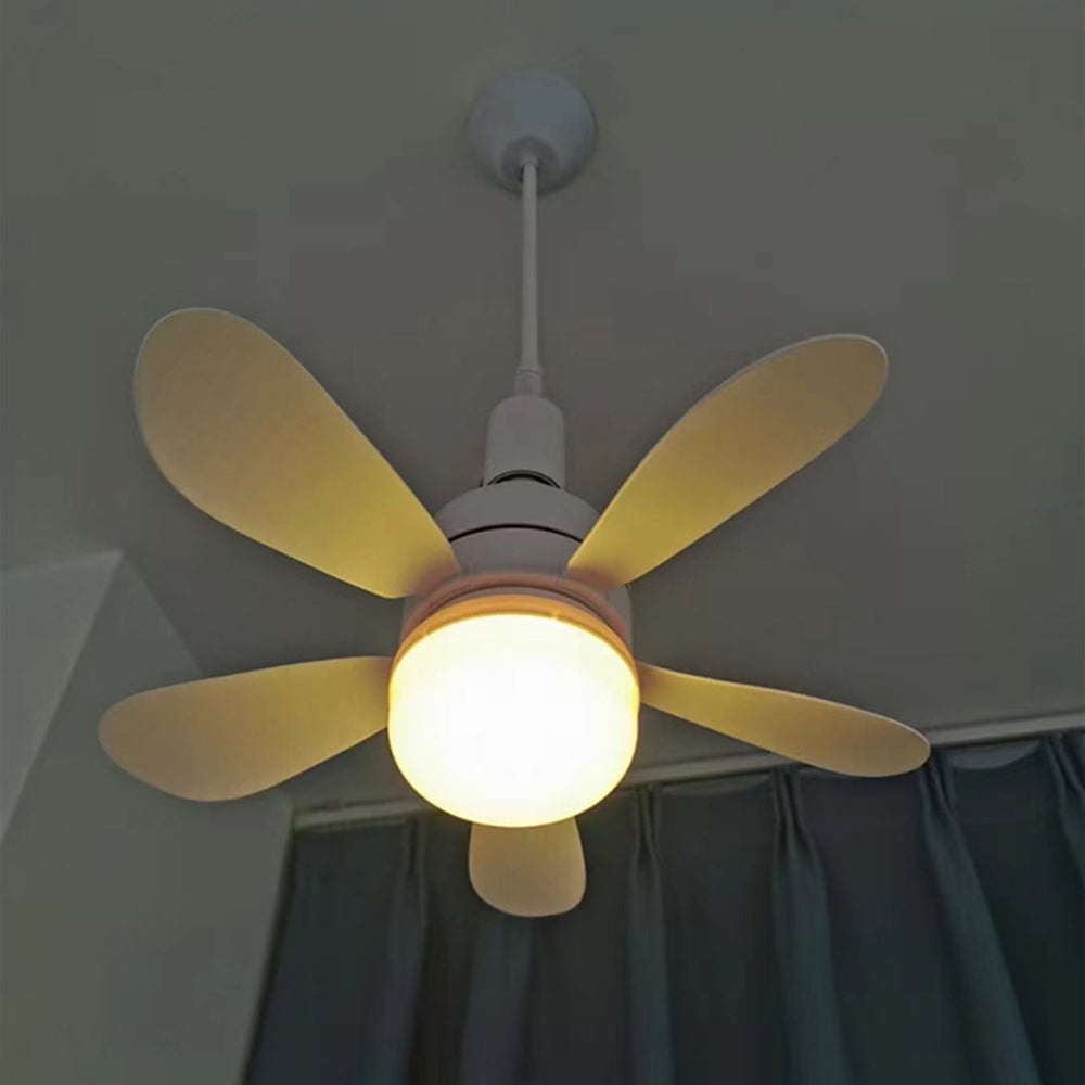 Moderní stropní ventilátor — integrované jasné LED světlo a dálkové ovládání